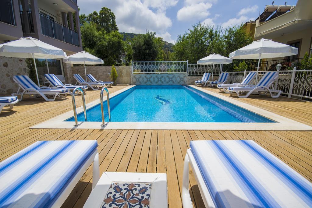 Kelebek Studio Apartments Kalkan Esterno foto